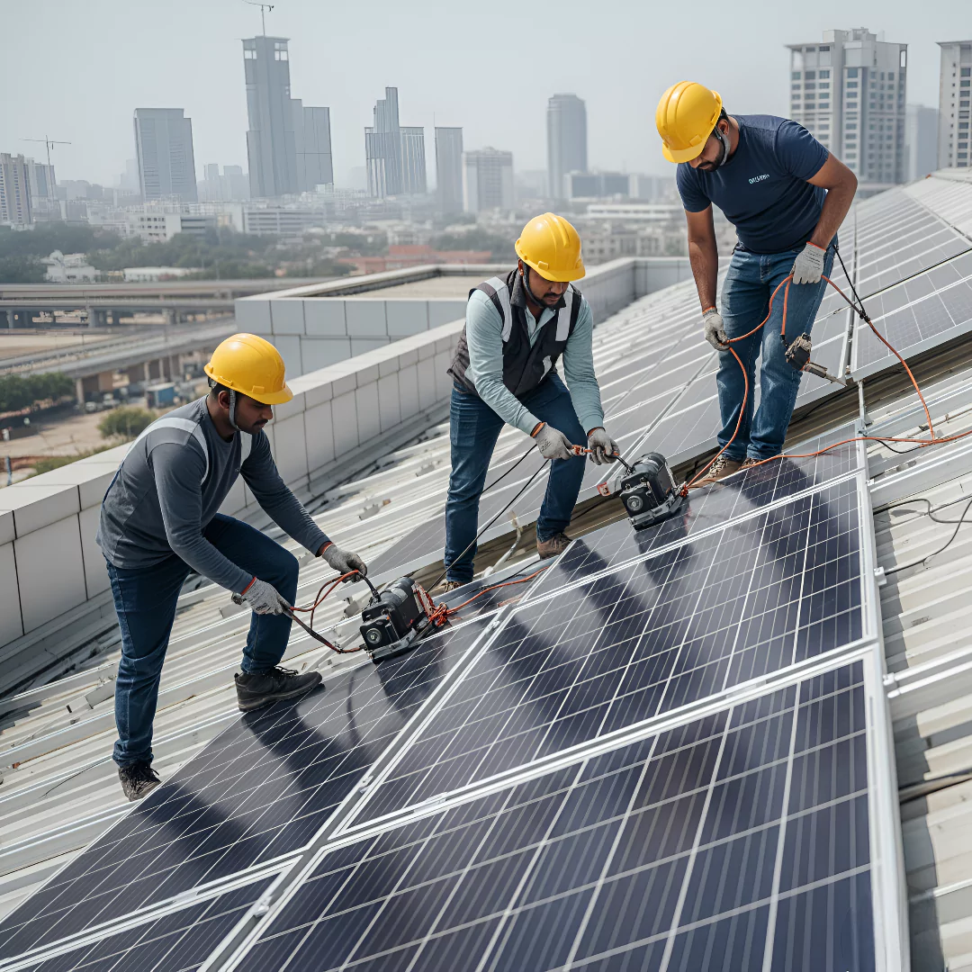 Power Your Business with Solar: The Smart Guide to Commercial Solar Panel Systems by Promech Solar Energy As energy prices soar and environmental regulations tighten, commercial entities in India are under growing pressure to cut operational costs and embrace sustainable practices. Promech Solar Energy empowers businesses of all sizes with reliable, high-performance commercial solar panel systems designed for maximum return on investment. In this comprehensive guide, we explore how solar energy is revolutionizing the commercial sector and why Promech is the trusted partner for your clean energy transition. ☀️ Why Commercial Solar Is a Game-Changer for Indian Businesses Going solar isn't just about reducing electricity bills—it's a strategic business decision that delivers measurable impact. Key Benefits: Substantial Cost Savings: Cut energy expenses by up to 80%. Tax Incentives & Depreciation: Enjoy accelerated depreciation under Section 32. Brand Enhancement: Showcase environmental commitment to customers and partners. Energy Independence: Reduce reliance on unstable grid power. Quick ROI: Most systems pay back within 3–5 years. Commercial solar is ideal for: Office Buildings Retail Chains Manufacturing Units Warehouses Hospitals & Hotels 🏢 Customized Solar Solutions for Every Commercial Need At Promech Solar Energy, we specialize in designing tailored solar energy systems that align with your energy demands, roof structure, and business goals. Our Process: Energy Audit: Detailed analysis of your monthly energy consumption. Custom Proposal: Optimal design considering space, load, and ROI. Professional Installation: Executed by certified engineers. Net Metering Integration: Reduce bills with grid feedback. Monitoring & Maintenance: 24x7 monitoring with AMC support. Whether it’s a 10kW system for an office or a 100kW system for a factory, we deliver efficient and scalable solutions. ⚡ High-Efficiency Components from Promech Commercial setups require robust, efficient, and long-lasting components. We use only Tier-1 solar modules, BIS-certified inverters, and best-in-class BOS equipment to ensure consistent performance over decades. System Includes: High-efficiency Mono/Poly PV Modules String or Central Inverters GI/Aluminum Mounting Structures MC4 Connectors & Cables ACDB & DCDB Panels Every component is selected based on your operational environment and budget. 🌿 Unlock Government Subsidies & Tax Benefits Though commercial solar doesn’t benefit from residential subsidies, businesses can still take advantage of: Accelerated Depreciation (40%) GST Input Credit Loan Facilities from NBFCs and Banks Our experts help you prepare the required documentation and applications to maximize financial benefits. ✈ Hybrid & On-Grid Commercial Solar Options We offer: Grid-Tied Systems for urban businesses with consistent grid supply. Hybrid Systems with battery backup for areas with power fluctuations. Off-Grid Solutions for remote locations and critical operations. Key Features: Seamless energy switching Peak load management Modular expansion options You can also integrate smart monitoring systems to track performance, savings, and uptime in real-time. 🏦 Real Estate & Rooftop Utilization Make your idle roof space an energy asset. We design systems for: RCC roofs Metal sheet roofs Carports and solar canopies Our mounting structures are wind-resistant and corrosion-proof, ensuring durability in all weather conditions. 🚀 Boost ROI with Solar Power Purchase Agreements (PPA) Don’t want to invest upfront? Opt for Zero CapEx models like Solar PPAs. How It Works: We install the solar plant at our cost. You pay only for the electricity consumed. Enjoy lower rates than DISCOMs. Perfect for: Malls Tech Parks Schools Commercial Towers ✅ Compliance & Safety Standards Our systems comply with all DISCOM, CEIG, and IEC standards. We also assist with: DISCOM applications CEIG approvals Safety audits and documentation This ensures your solar setup is legal, safe, and future-proof. 📊 Financial Insights: How Fast Do You Break Even? Example: System Size: 50 kW Monthly Bill: ₹50,000 System Cost: ₹25 lakhs Monthly Savings: ₹45,000 Payback Period: 3–4 years With a lifespan of 25+ years, your solar system becomes a major asset, delivering over 20 years of free power. 🤝 Why Promech Solar Energy is India’s Choice for Commercial Solar Our Strengths: Years of Industry Expertise Turnkey Project Execution Certified Installers & Quality Assurance Advanced Monitoring & Maintenance Strong After-Sales Support From retail showrooms to large-scale industries, Promech has empowered hundreds of businesses to reduce costs and achieve sustainability goals.